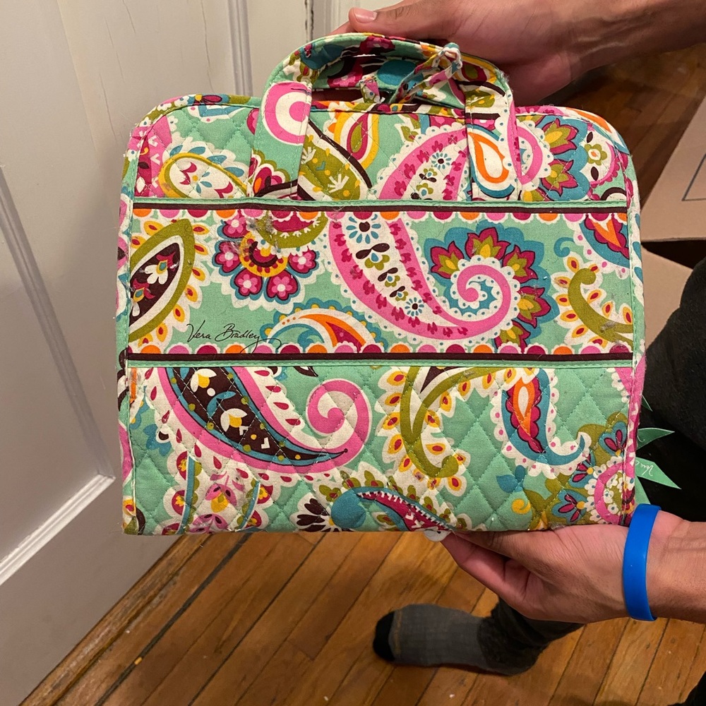 Vera Bradley hanging toiletries organizer